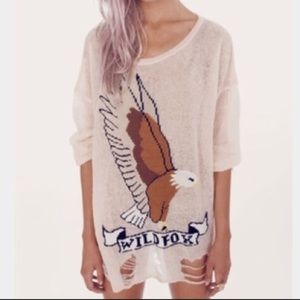 wildfox eagle lennon sweater